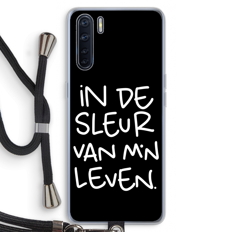 De Sleur: Oppo A91 Transparant Hoesje met koord