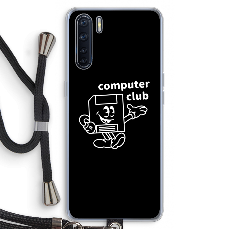 Floppyhead: Oppo A91 Transparant Hoesje met koord