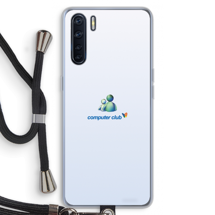 MSN: Oppo A91 Transparant Hoesje met koord