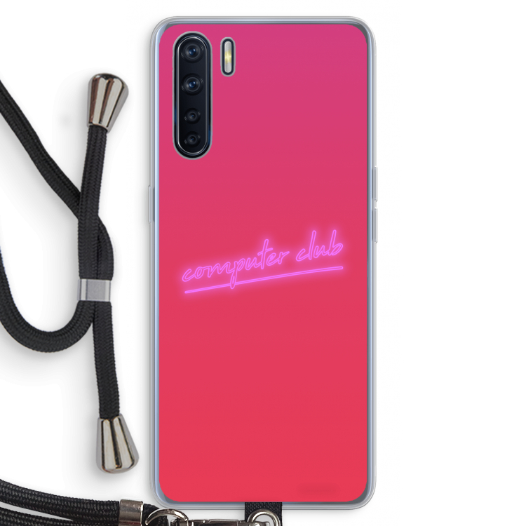 Vice Glow: Oppo A91 Transparant Hoesje met koord