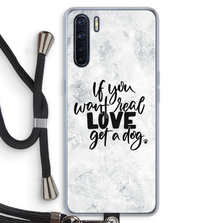 Partner in crime: Oppo A91 Transparant Hoesje met koord