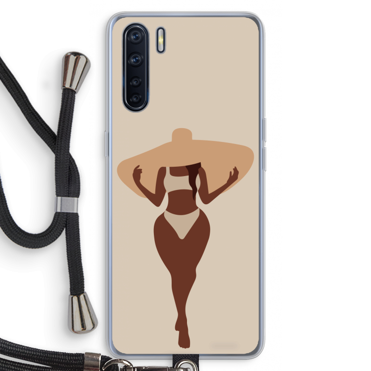 Let's get salty: Oppo A91 Transparant Hoesje met koord