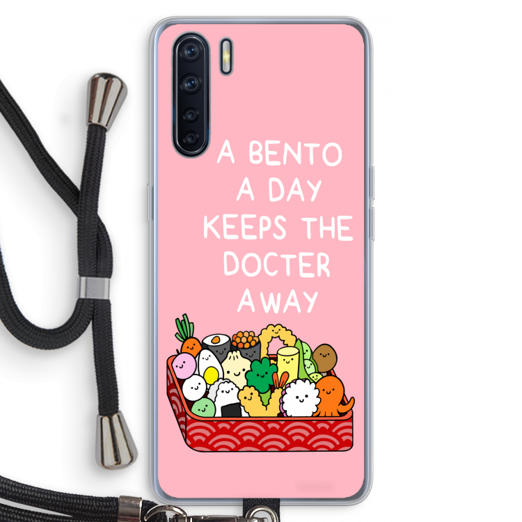 Bento a day: Oppo A91 Transparant Hoesje met koord