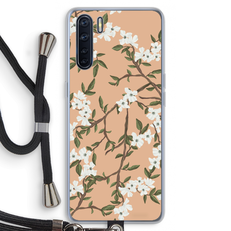 Blossoming spring: Oppo A91 Transparant Hoesje met koord