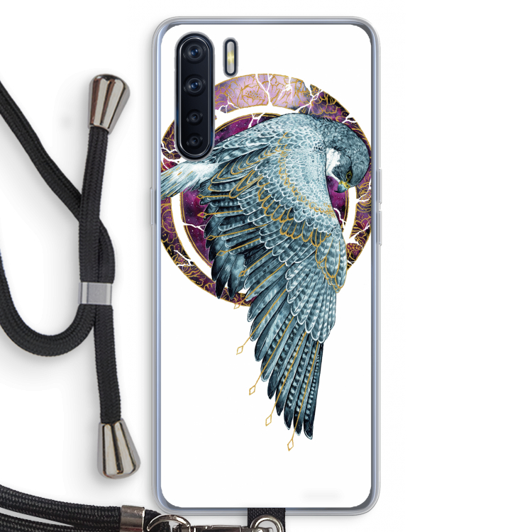 Golden Falcon: Oppo A91 Transparant Hoesje met koord
