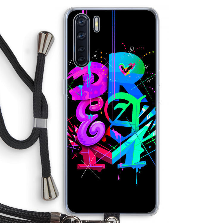 Dream: Oppo A91 Transparant Hoesje met koord