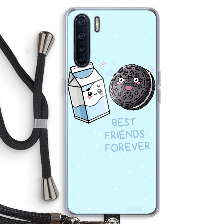 Best Friend Forever: Oppo A91 Transparant Hoesje met koord