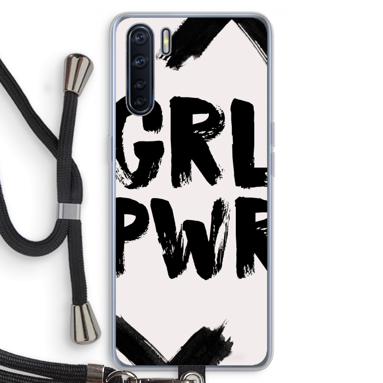 Girl Power #2: Oppo A91 Transparant Hoesje met koord