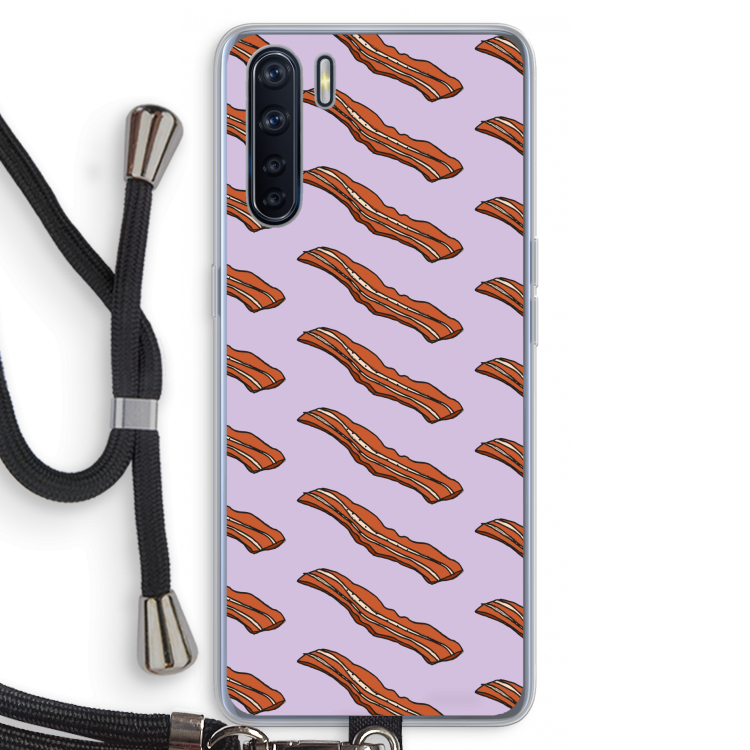 Bacon to my eggs #2: Oppo A91 Transparant Hoesje met koord