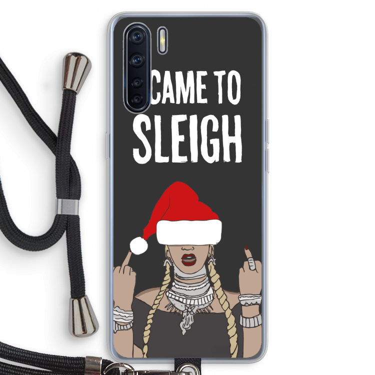 Came To Sleigh: Oppo A91 Transparant Hoesje met koord