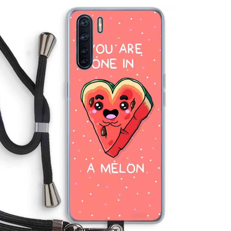 One In A Melon: Oppo A91 Transparant Hoesje met koord