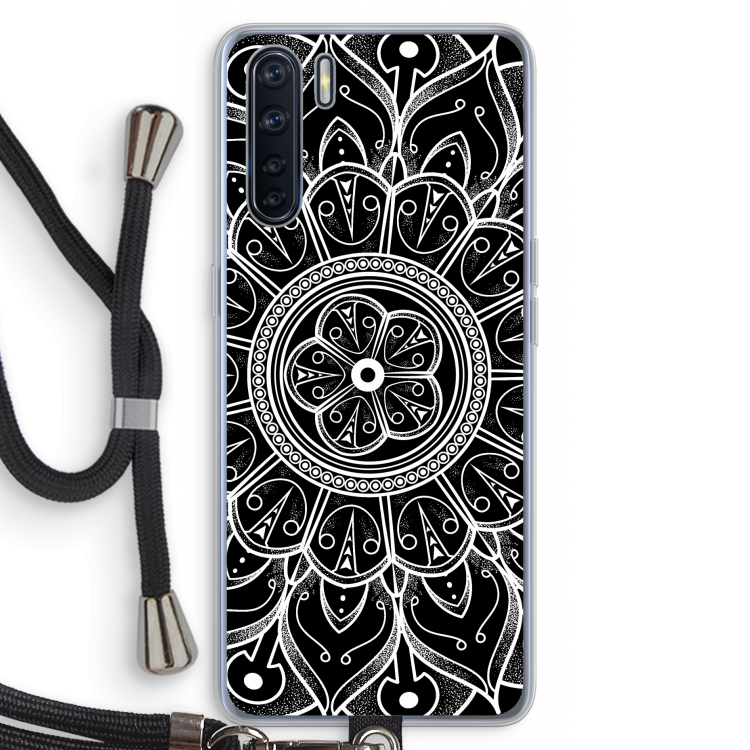 Roses Are Red: Oppo A91 Transparant Hoesje met koord