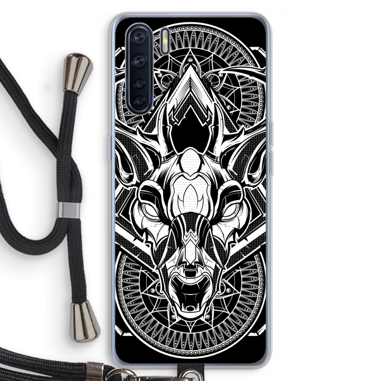 Oh Deer: Oppo A91 Transparant Hoesje met koord