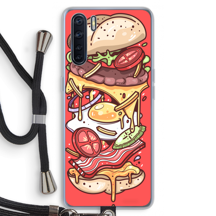 Diet Coke Please: Oppo A91 Transparant Hoesje met koord