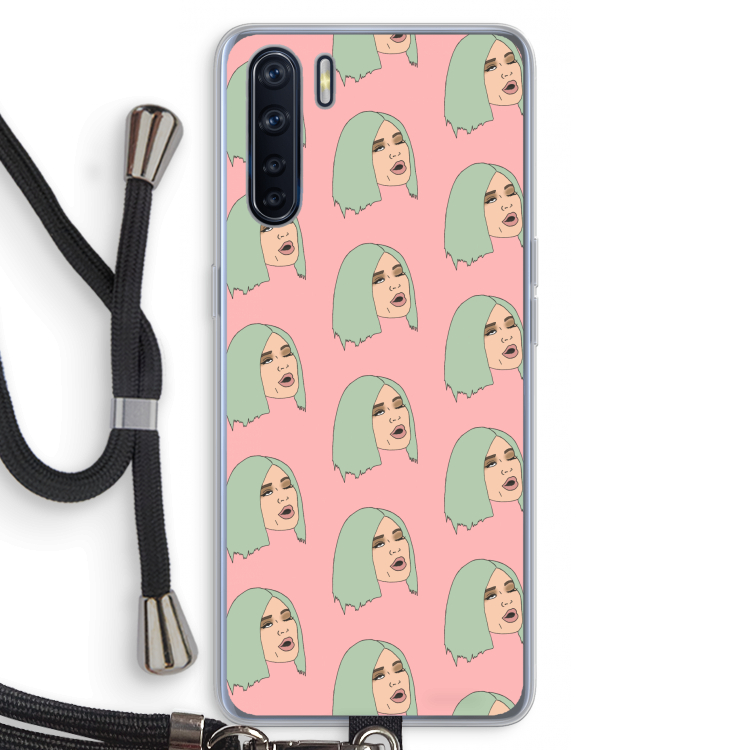 King Kylie: Oppo A91 Transparant Hoesje met koord