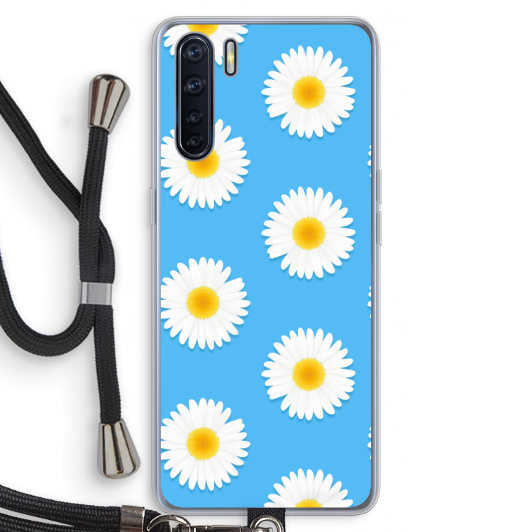 Margrietjes: Oppo A91 Transparant Hoesje met koord