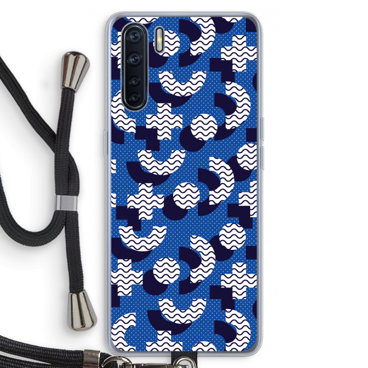 8-bit N°5: Oppo A91 Transparant Hoesje met koord