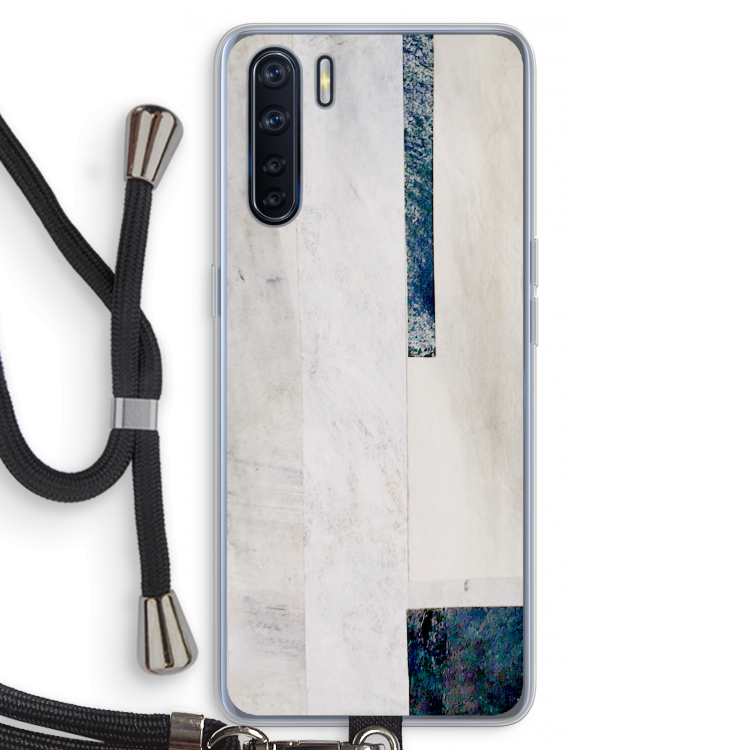 Meet you there: Oppo A91 Transparant Hoesje met koord