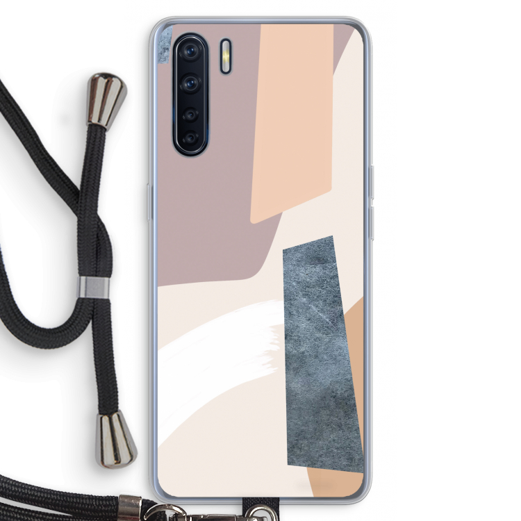 Luca: Oppo A91 Transparant Hoesje met koord