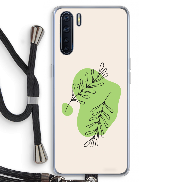 Beleaf in you: Oppo A91 Transparant Hoesje met koord