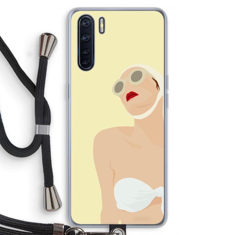 Summer: Oppo A91 Transparant Hoesje met koord
