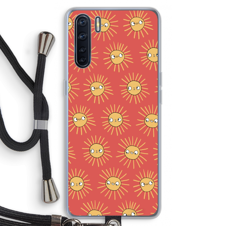Zon: Oppo A91 Transparant Hoesje met koord