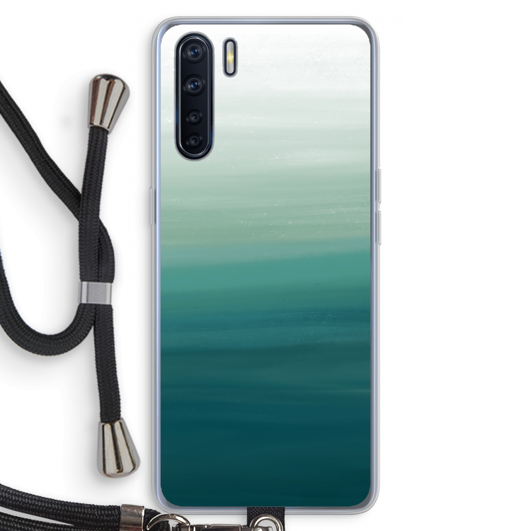 Ocean: Oppo A91 Transparant Hoesje met koord