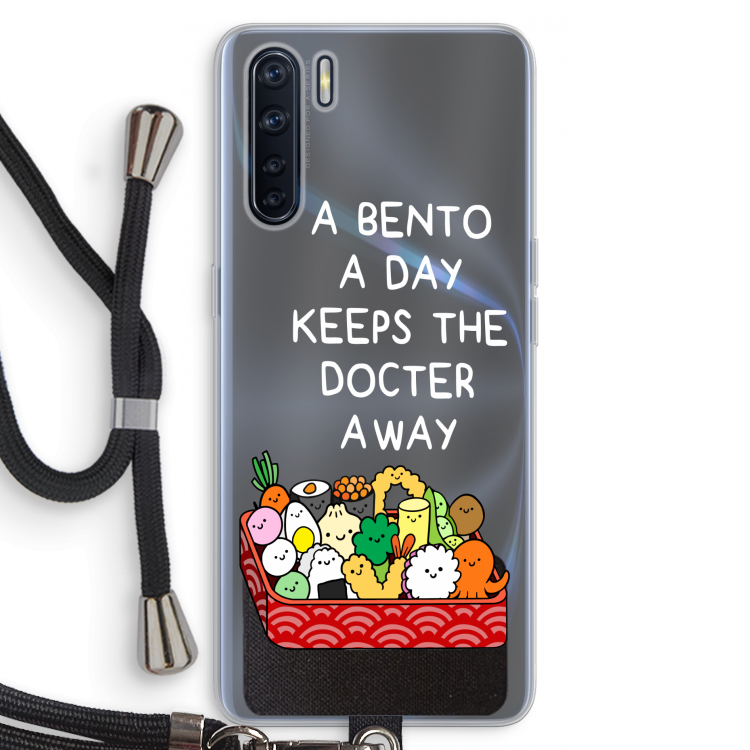 Bento a day: Oppo A91 Transparant Hoesje met koord
