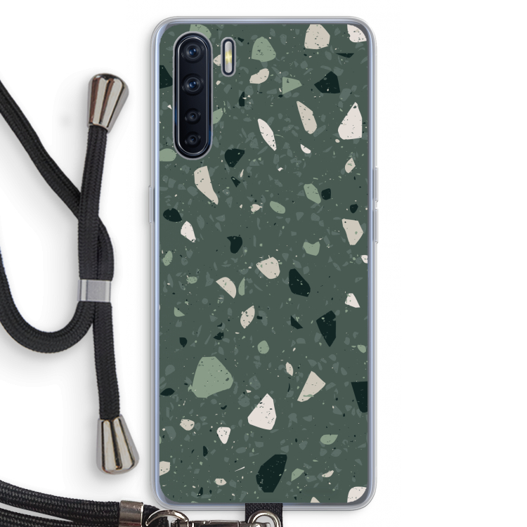 Terrazzo N°19: Oppo A91 Transparant Hoesje met koord
