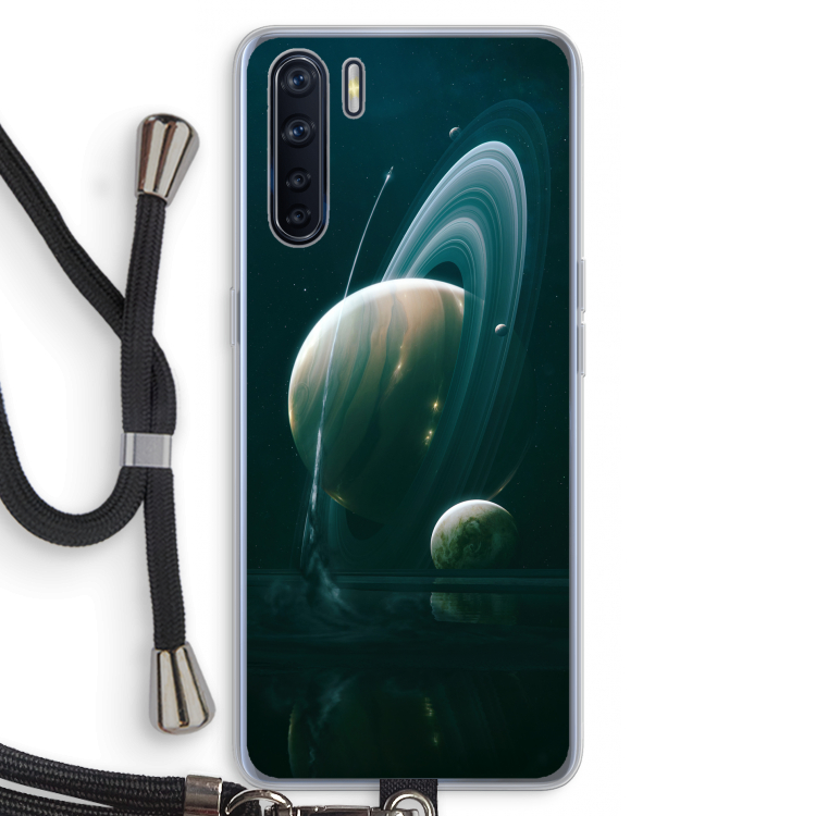 Mercurius: Oppo A91 Transparant Hoesje met koord