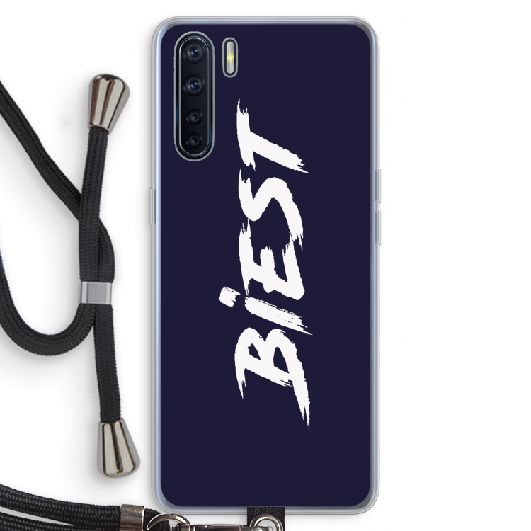 Biest: Oppo A91 Transparant Hoesje met koord
