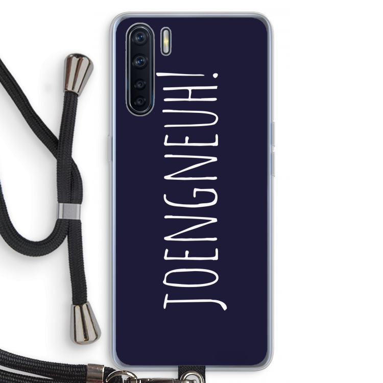 Joengneuh!: Oppo A91 Transparant Hoesje met koord
