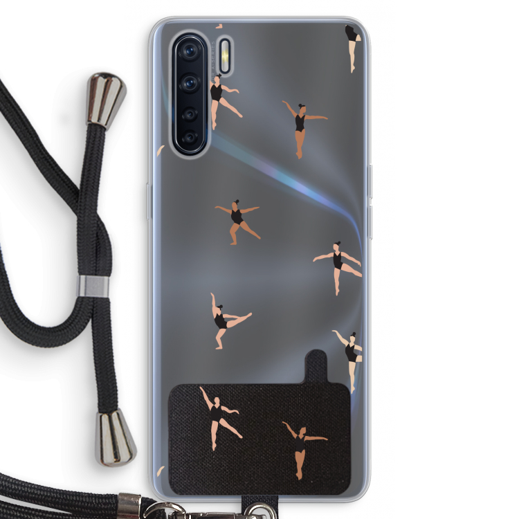 Dancing #1: Oppo A91 Transparant Hoesje met koord