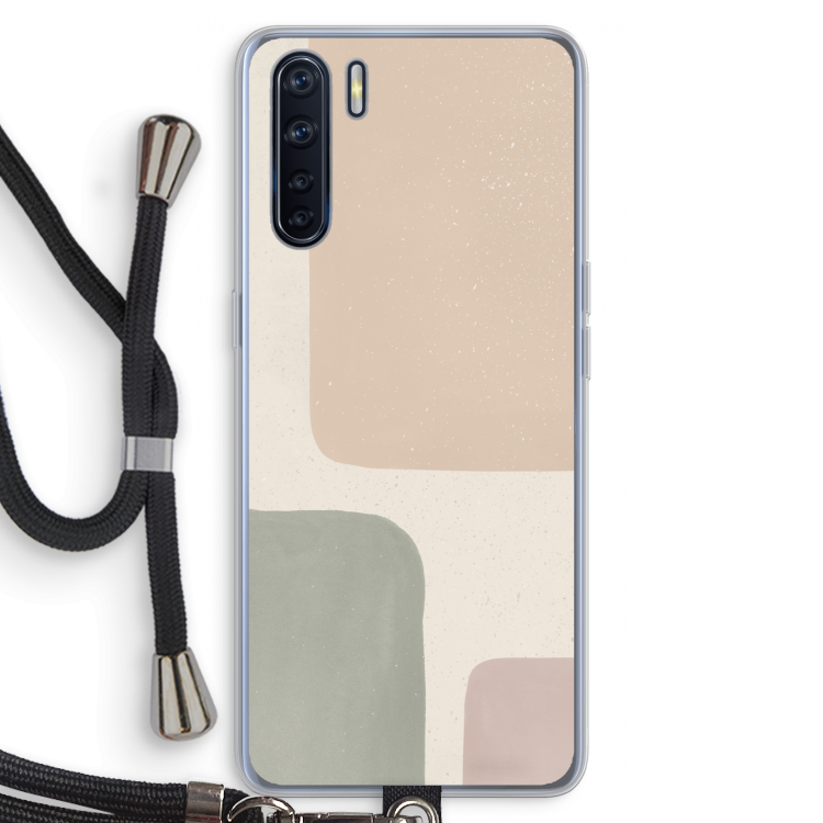Geo #7: Oppo A91 Transparant Hoesje met koord