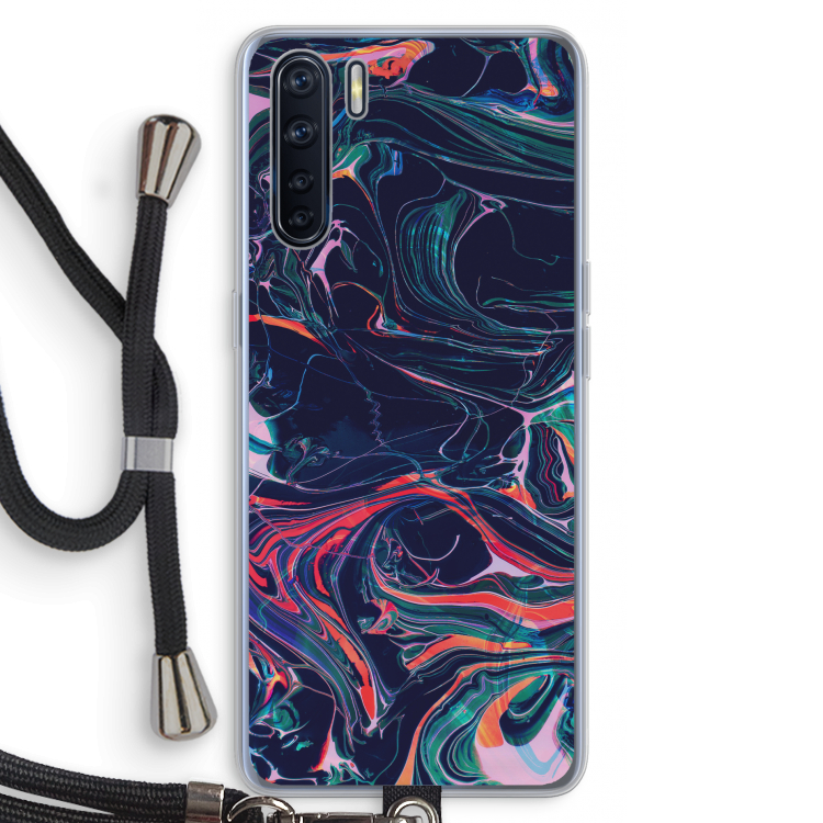 Light Years Beyond: Oppo A91 Transparant Hoesje met koord