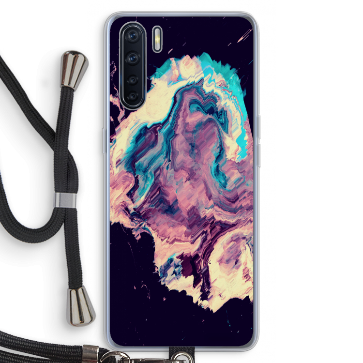 Cosmic Silence: Oppo A91 Transparant Hoesje met koord