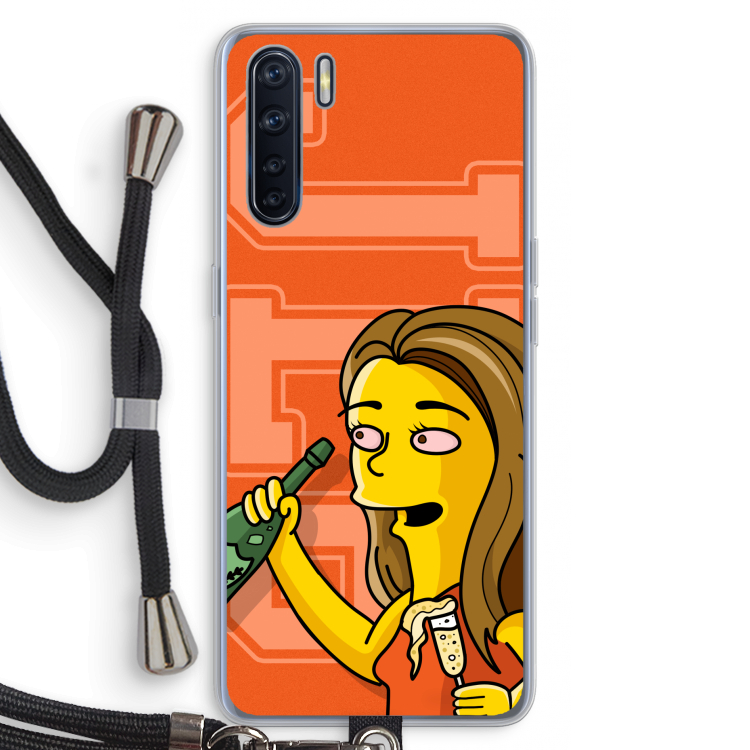 Jamie Lee Simpson: Oppo A91 Transparant Hoesje met koord