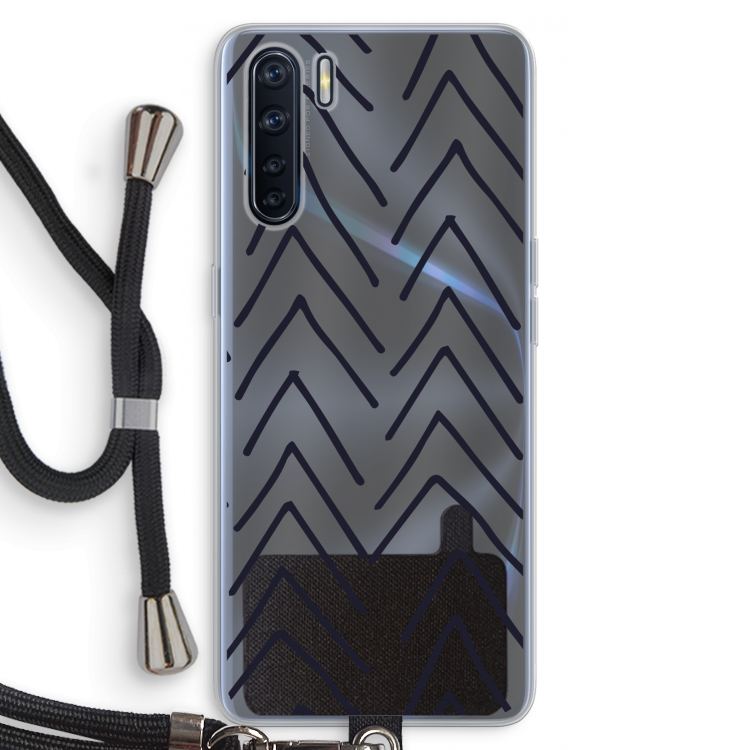 Marrakech Arrows: Oppo A91 Transparant Hoesje met koord