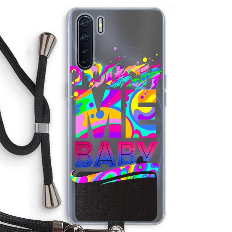 Touch Me: Oppo A91 Transparant Hoesje met koord