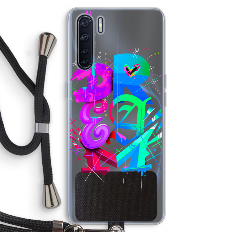 Dream: Oppo A91 Transparant Hoesje met koord