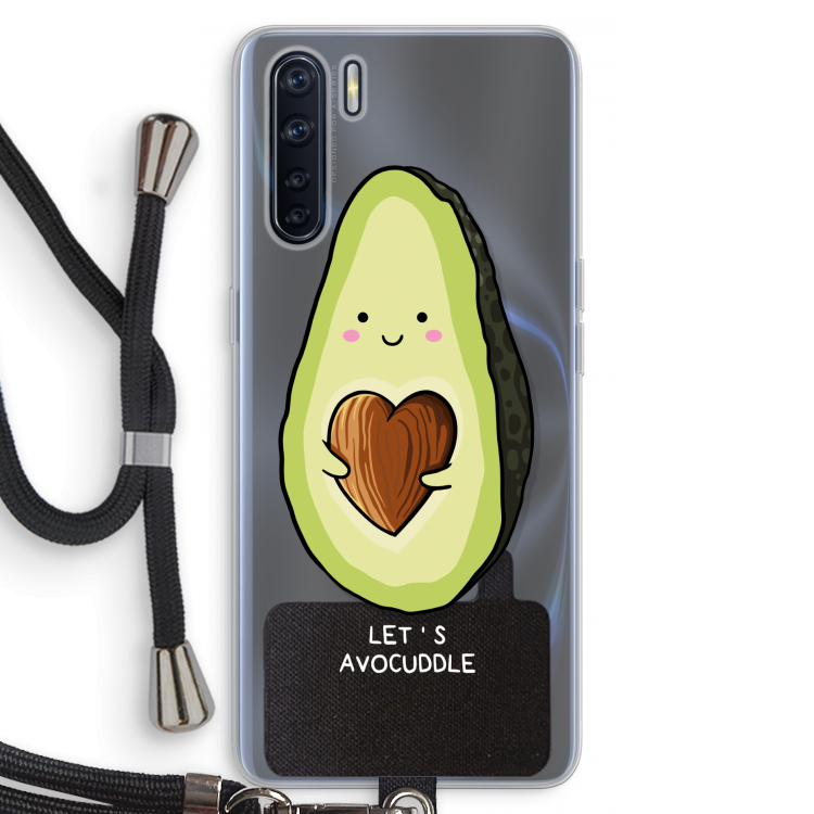 Avocuddle: Oppo A91 Transparant Hoesje met koord