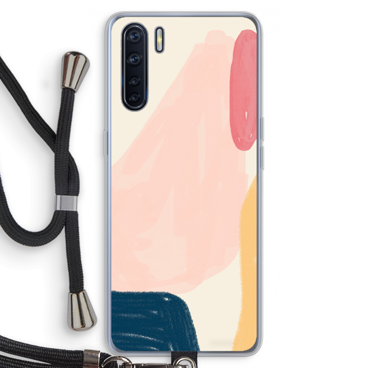 Saturday Flow: Oppo A91 Transparant Hoesje met koord