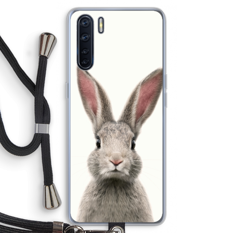 Daisy: Oppo A91 Transparant Hoesje met koord