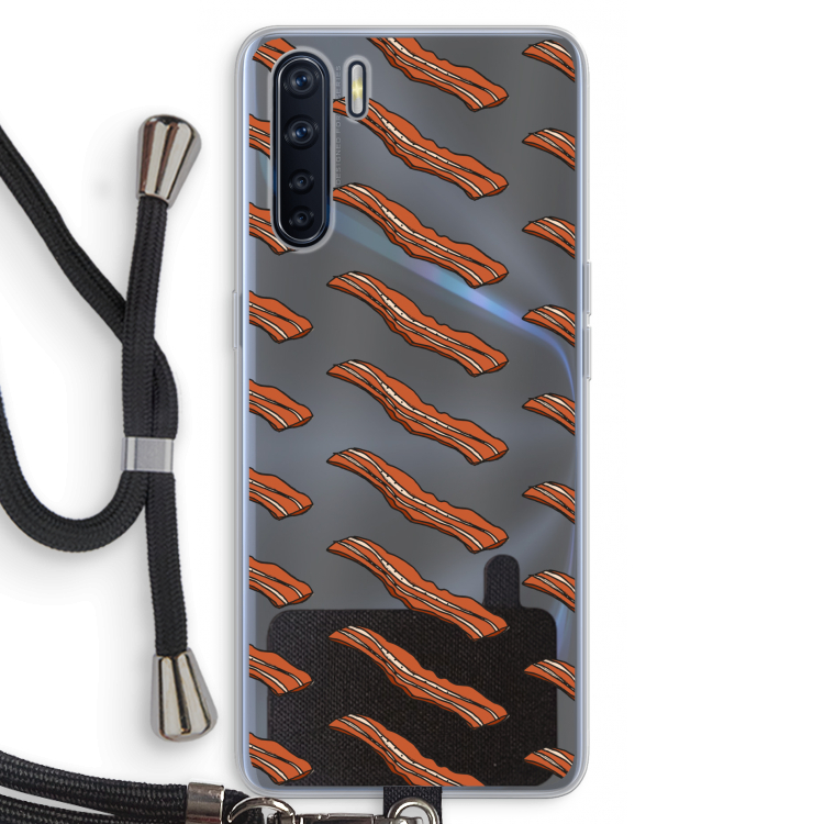 Bacon to my eggs #2: Oppo A91 Transparant Hoesje met koord