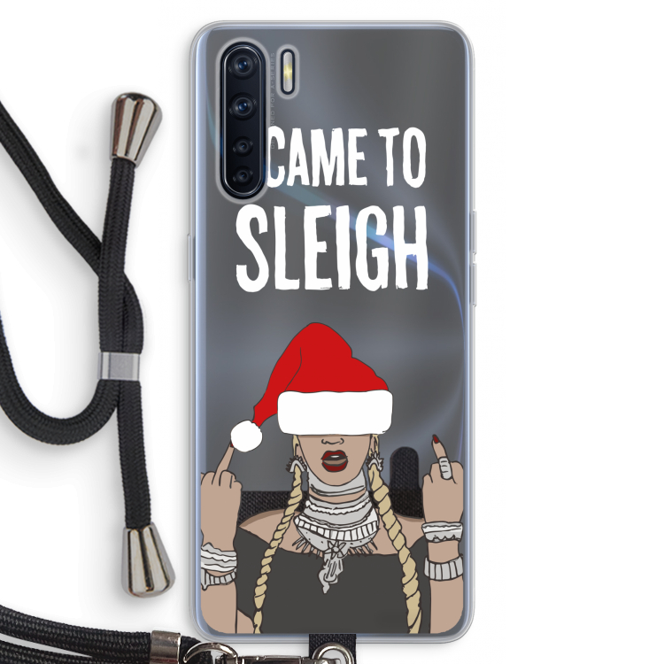 Came To Sleigh: Oppo A91 Transparant Hoesje met koord