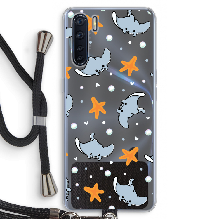 Manta: Oppo A91 Transparant Hoesje met koord