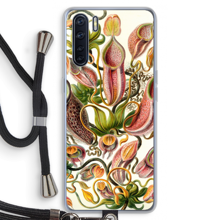 Haeckel Nepenthaceae: Oppo A91 Transparant Hoesje met koord