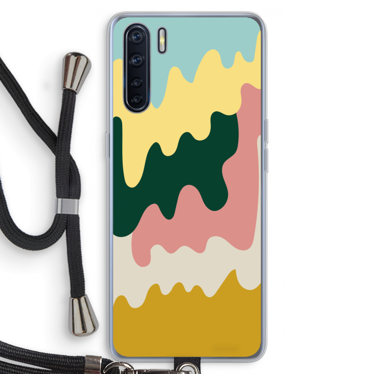 Baar B: Oppo A91 Transparant Hoesje met koord