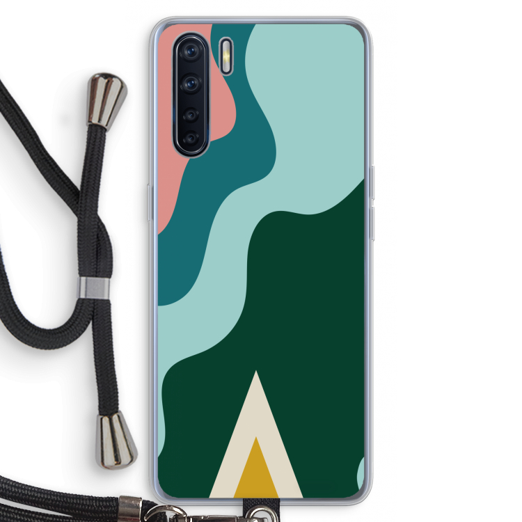 Noor B: Oppo A91 Transparant Hoesje met koord