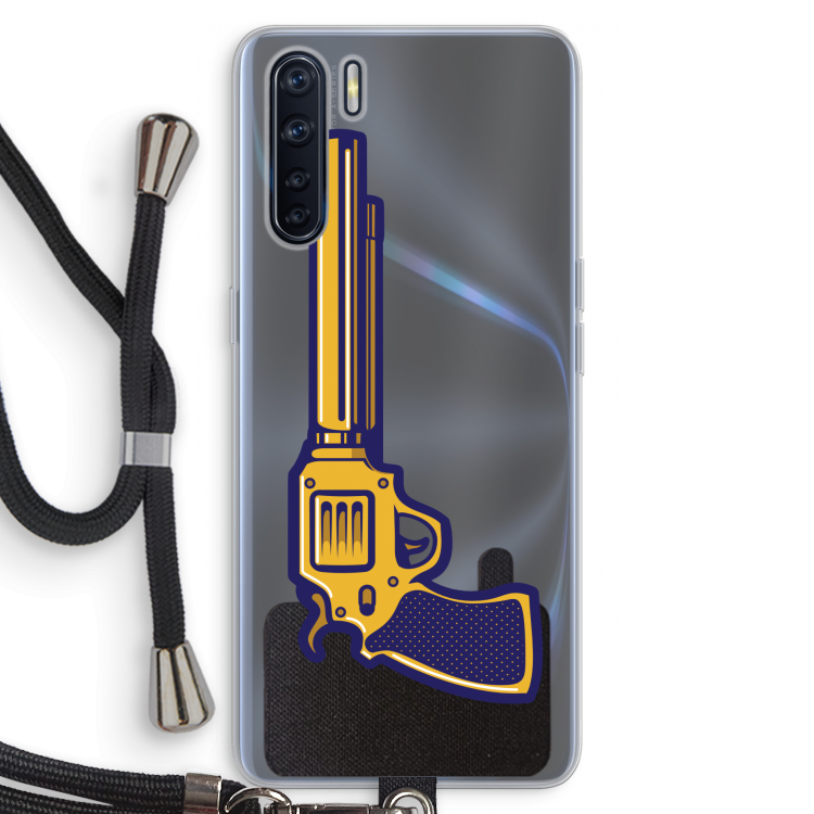 Pew Pew Pew: Oppo A91 Transparant Hoesje met koord